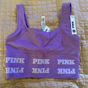 PINK Victoria's Secret Lavender Sports Bra